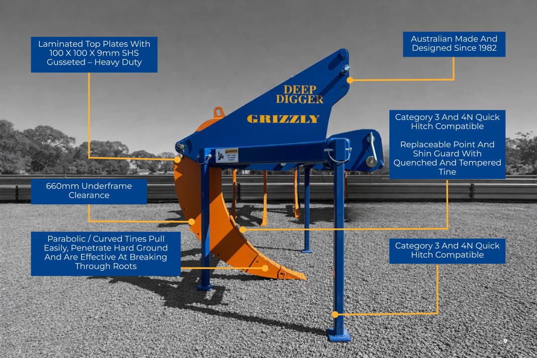Grizzly Ag Rippers and Looseners