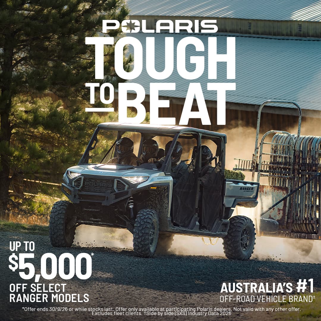 Polaris Tough to Beat September 2026 offer with up to $5,000 off selected Ranger models